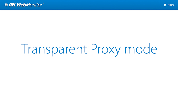 10-Transparent Proxy Mode
